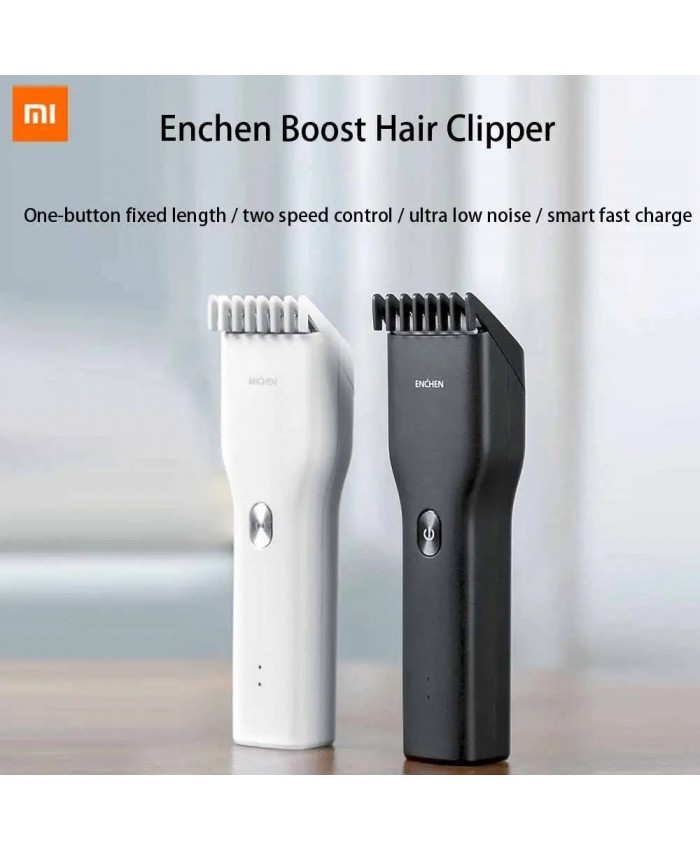 Enchen Boost Hair Trimmer Electric Hair Clipper Home Use  Children Clipper 2 Speed Ceramic Cutter Hair Cutting