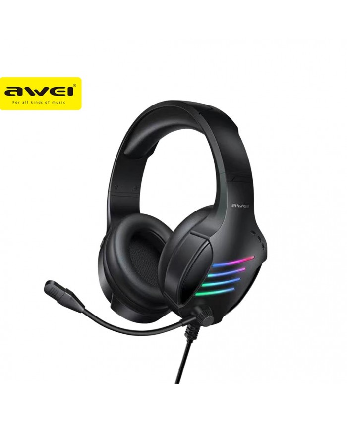 AWEI GM-5 Gaming Headset 7.1 Surround Sound HIFI Stereo Gamer Wired Headphone With Microphone 3.5mm USB