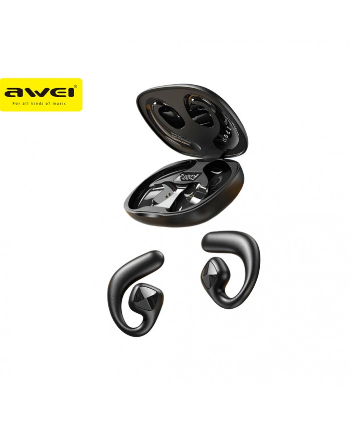 Awei T67 Air Conduction  Wireless Earbuds  Bluetooth 5.3 Headphones HiFi Stereo Sound TWS Earbuds With Mic Sports Headset