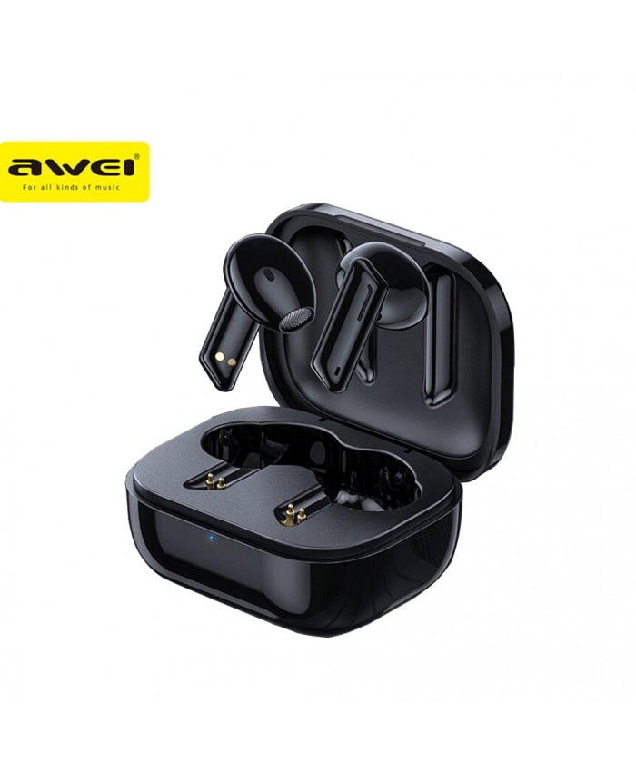 Awei T36 TWS Wireless Bluetooth Earbud Gaming Mini in Ear Type-C Charging With Microphone For Sport Game