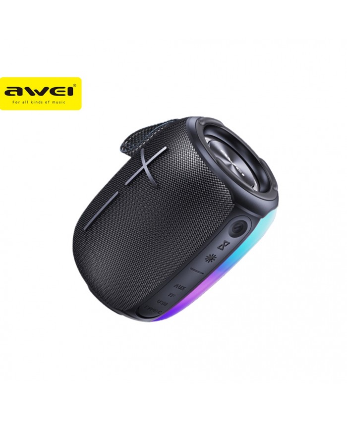 Awei Y525 Wireless Portable Outdoor Speaker with RGB Lights Extra Bass IPX6 Waterproof