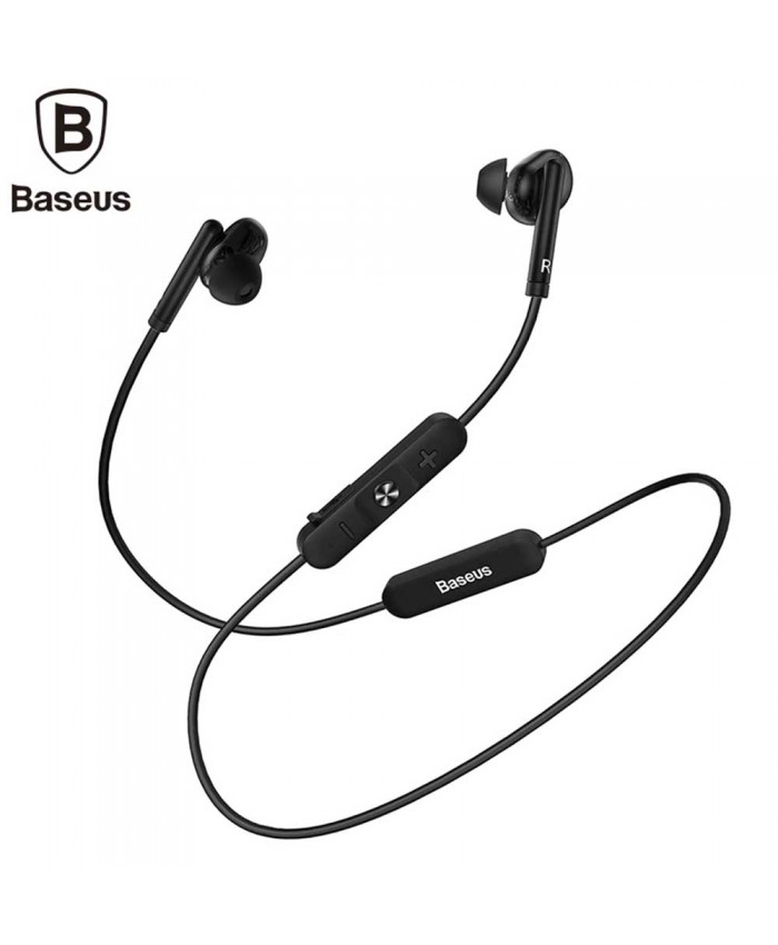 Baseus Encok S30 Wireless Bluetooth Earphone Sports Stereo Magnetic Waterproof Earbuds With Built-In Microphone