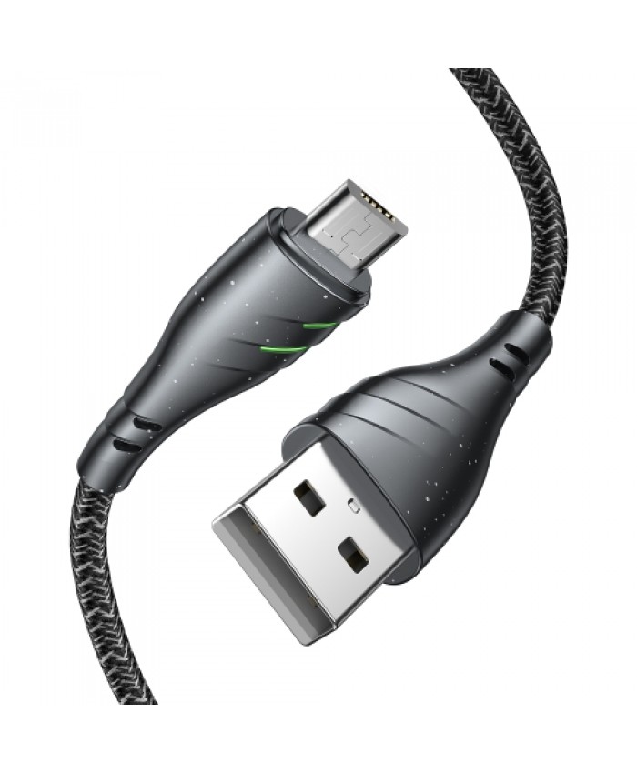 Joyroom S-1230M6 Lighting Skystar Series USB to Micro 2.4A Nylon Braid Data & Charging Cable