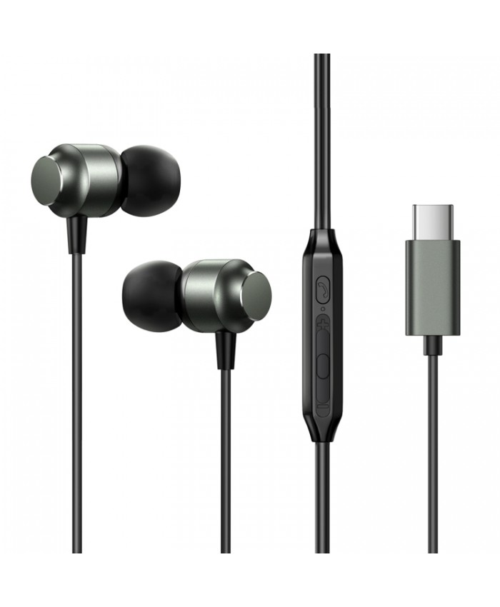 Joyroom JR-EC06 Type-C Metal In-Ear Wired Earphone, Length: 1.2m