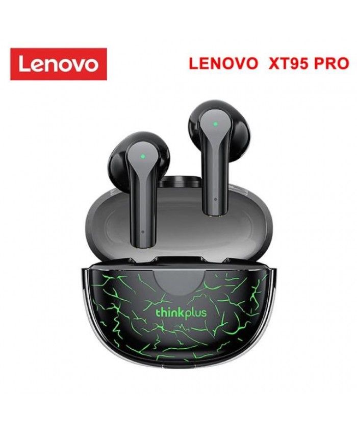 Lenovo Thinkplus XT95 Pro Wireless Gaming Earbuds Backlight Waterproof 9D Stereo Sports Headset