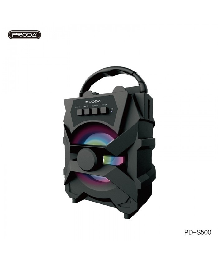 Remax Proda S500 Xunshen Portable Wireless Bluetooth Speaker FM Radio Micro SD USB Aux Cable 