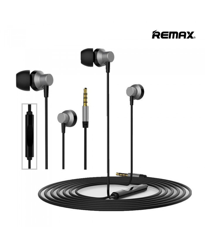 Remax RM-512 Wired Earphone Hi Bass Noise Cancelling
