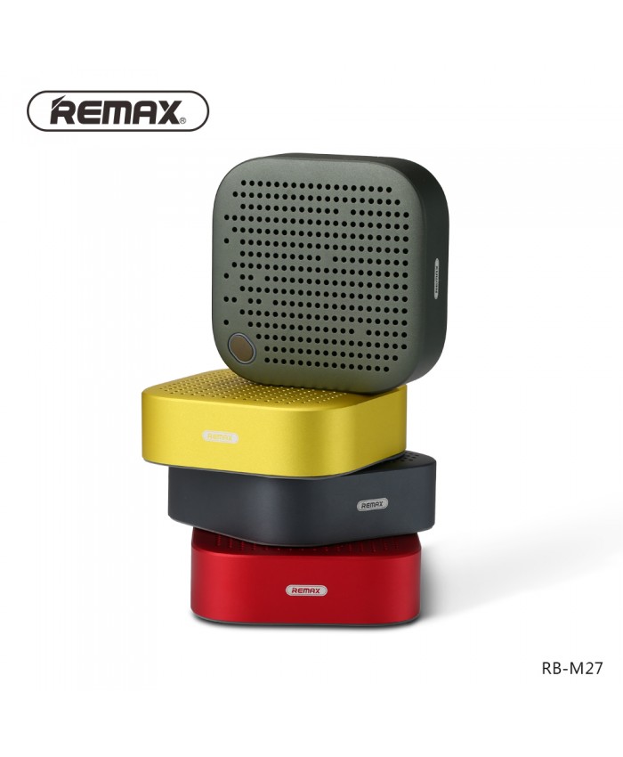 Remax M27 Metal Coated Portable Wireless Bluetooth Speaker