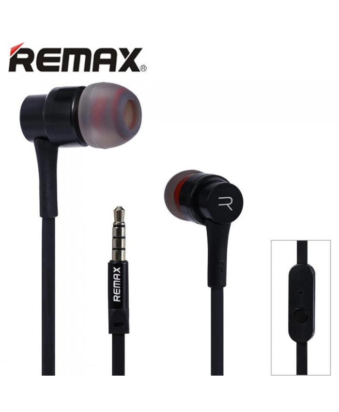 Remax RM-535 Earphone Metal Heavy Bass Stereo Dynamic Speaker With Built-In Microphone