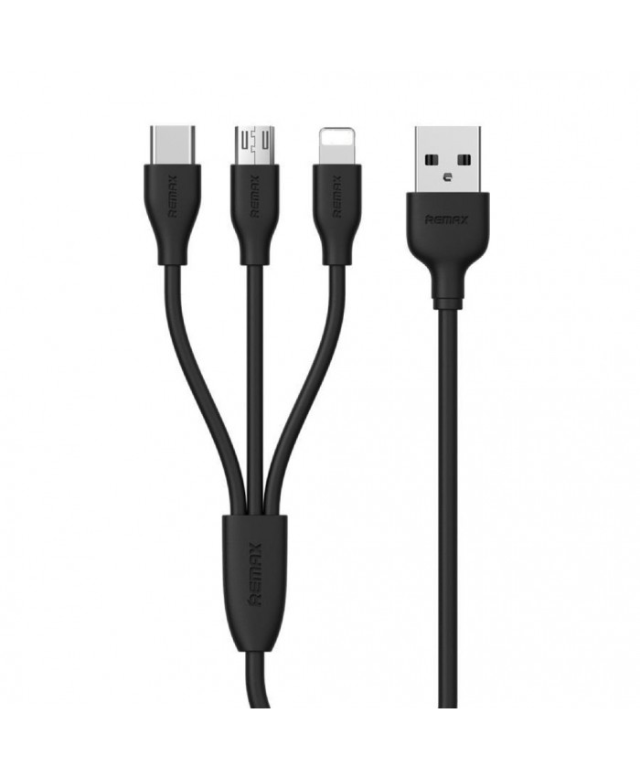 Remax RC-109th Suda Series 3IN1 Charging & Data Cables 1M 2.4A