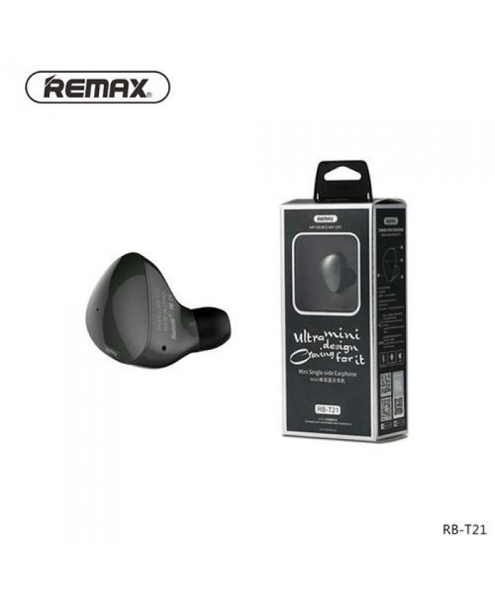 Remax RB-T21 Wireless Bluetooth Mono Earbuds Supports Multi-Point Connection Rechargeable Mini 4.1