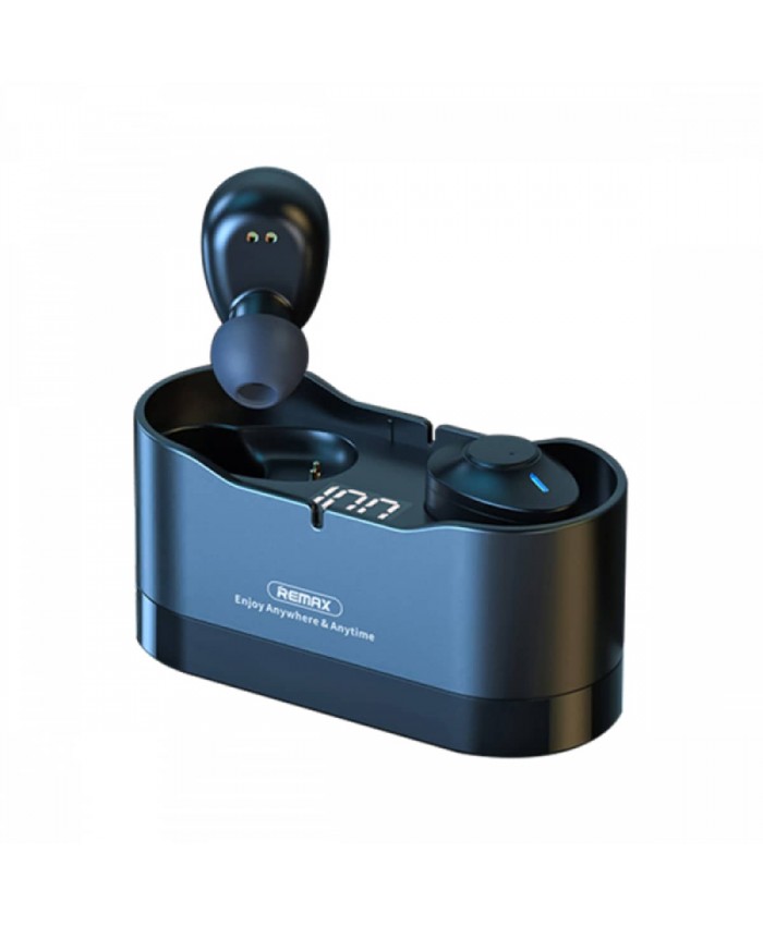 Remax TWS-22 Wireless Bluetooth Earphone Transparent Charging Bin With Digital Display Power Wireless Earbuds