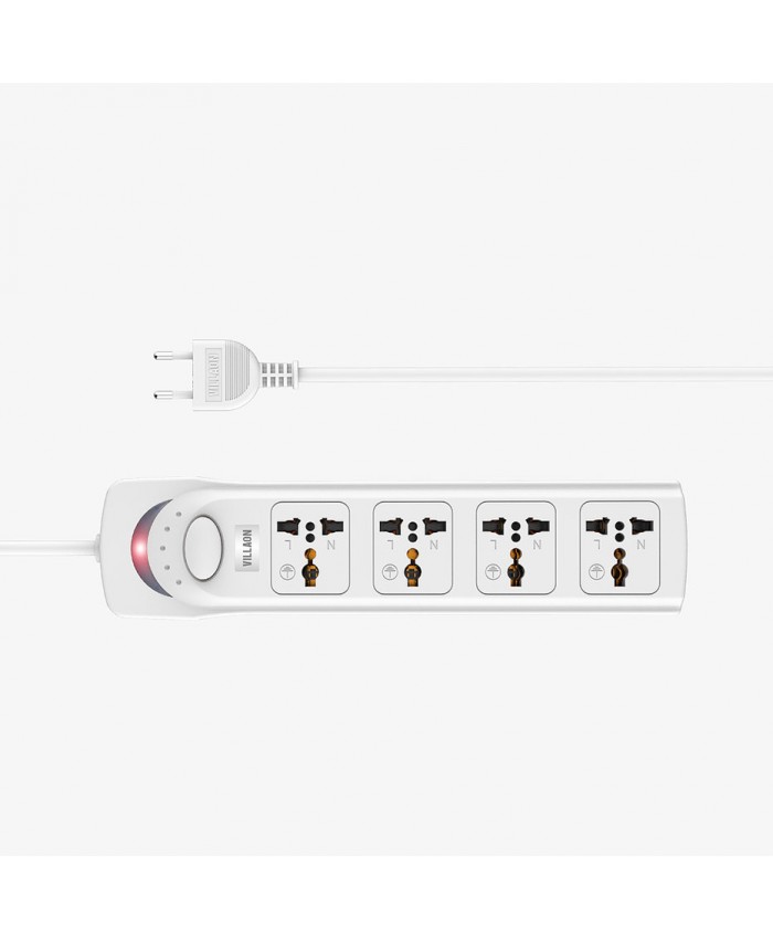 Villaon VW921 Extension Socket With Fast Charging Multi Features 